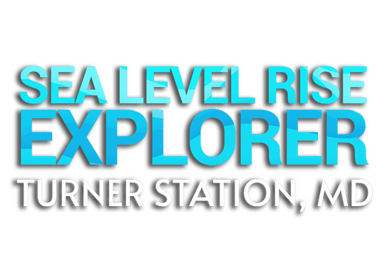 Sea Level Rise Explorer logo image