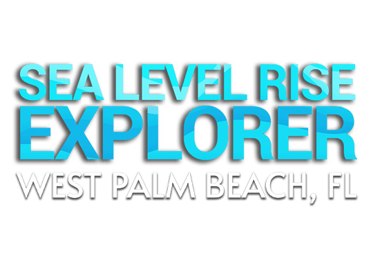 Sea Level Rise Explorer logo image