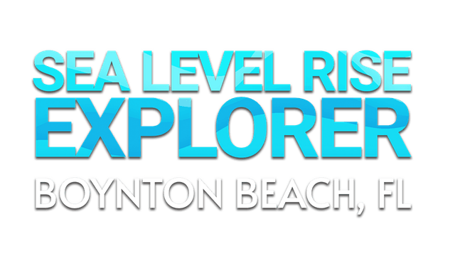 Sea Level Rise Explorer logo image