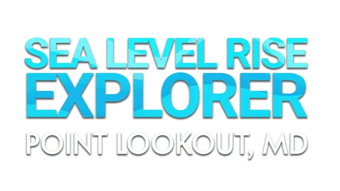 Sea Level Rise Explorer: Point Lookout State Park, MD - Logo
