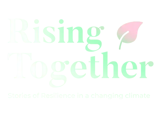 Rising Together Stories of Resilience in a changing climate - Logo
